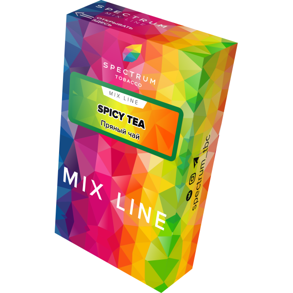 Табак Spectrum Mix Line Spicy Tea 40 грамм в Петропавловске-Камчатском