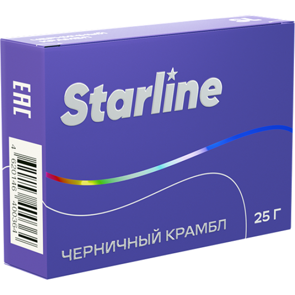 Табак Starline Черничный крамбл 25 гр в Петропавловске-Камчатском