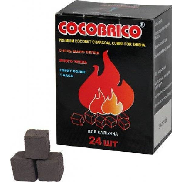 Уголь для кальяна CocoBrico 24 кубика в Петропавловске-Камчатском