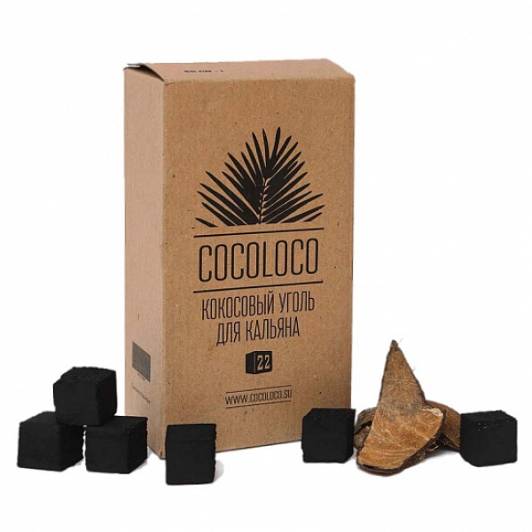 Кокосовый уголь Cocoloco 22мм в Петропавловске-Камчатском