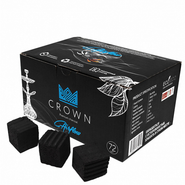Кокосовый уголь Crown Air-Flow 25 мм в Петропавловске-Камчатском