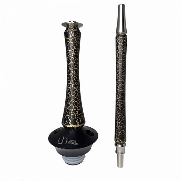 Кальян Union Hookah Sleek Кракле золотой в Петропавловске-Камчатском