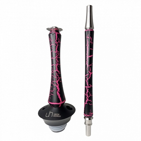 Кальян Union Hookah Sleek Кракле розовый в Петропавловске-Камчатском