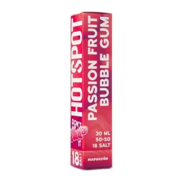 Жидкость HOTSPOT Chow Passion Fruit Bubble Gum 30 мл в Петропавловске-Камчатском