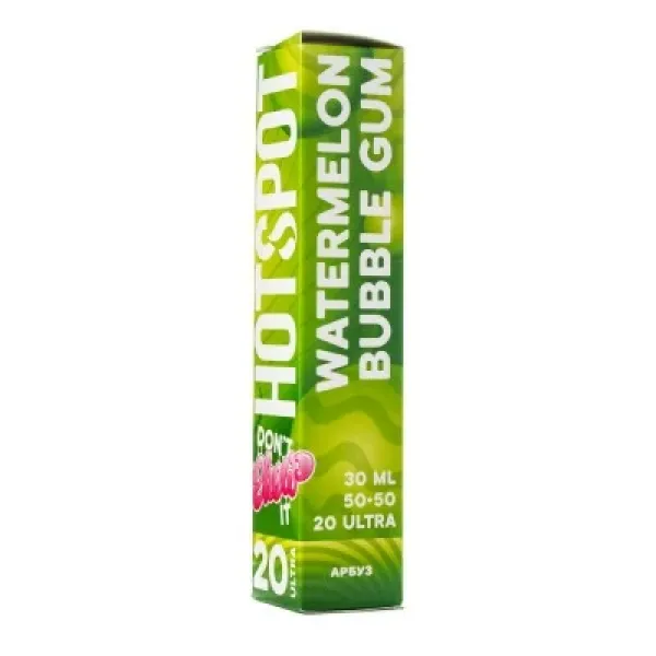 Жидкость HOTSPOT Chow Ultra Watermelon Bubble Gum 30 мл в Петропавловске-Камчатском