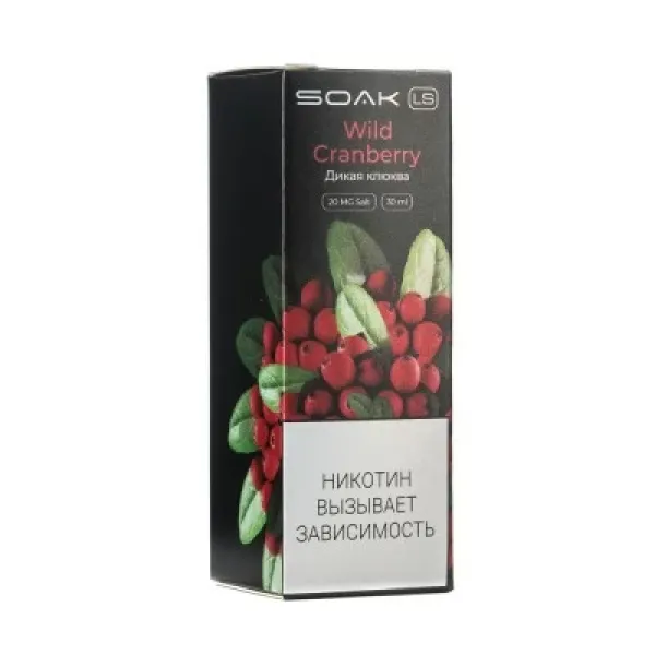Жидкость SOAK LS Wild Cranberry 30 мл в Петропавловске-Камчатском