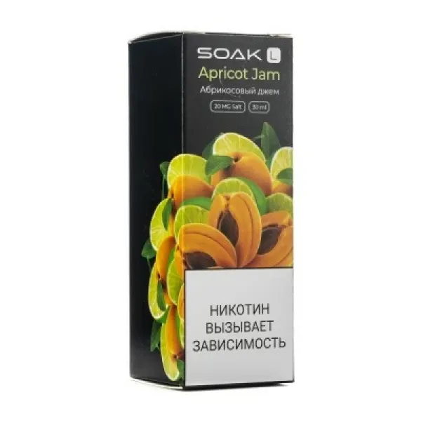 Жидкость SOAK L Apricot Jam 30 мл в Петропавловске-Камчатском