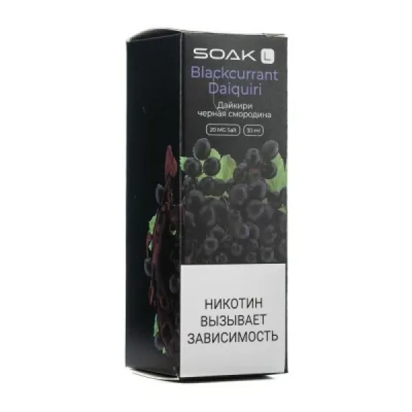 Жидкость SOAK L Blackcurrant Daiquiri 30 мл в Петропавловске-Камчатском