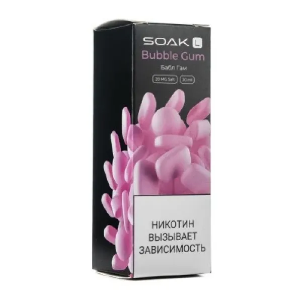 Жидкость SOAK L Bubble Gum 30 мл в Петропавловске-Камчатском