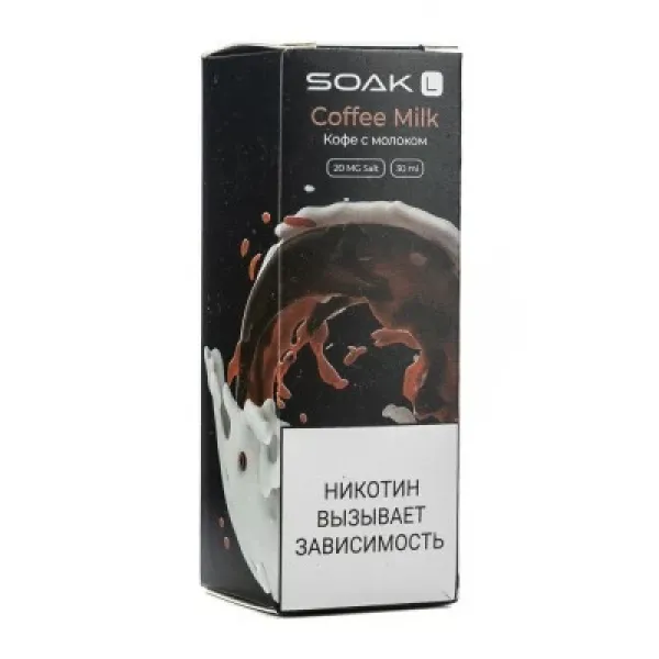 Жидкость SOAK L Coffe Milk 30 мл в Петропавловске-Камчатском