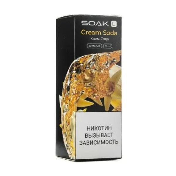 Жидкость SOAK L Cream Soda 30 мл в Петропавловске-Камчатском