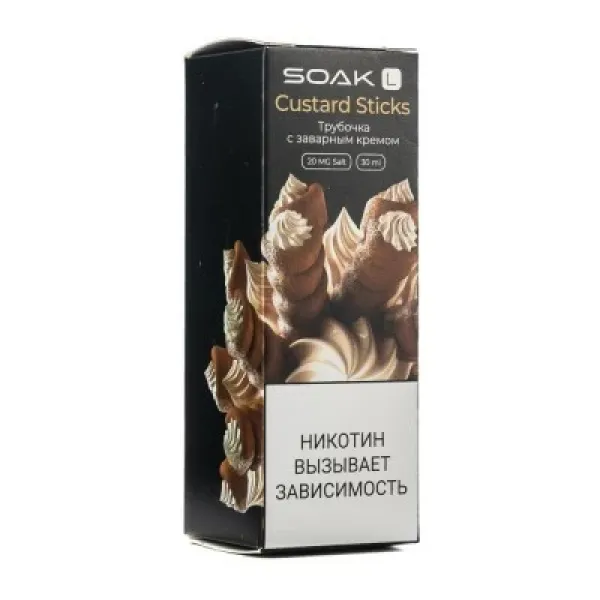 Жидкость SOAK L Custard Sticks 30 мл в Петропавловске-Камчатском