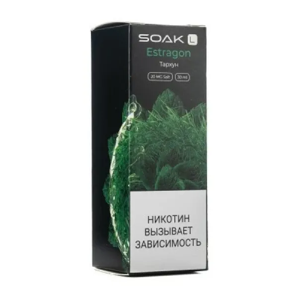Жидкость SOAK L Estragon 30 мл в Петропавловске-Камчатском