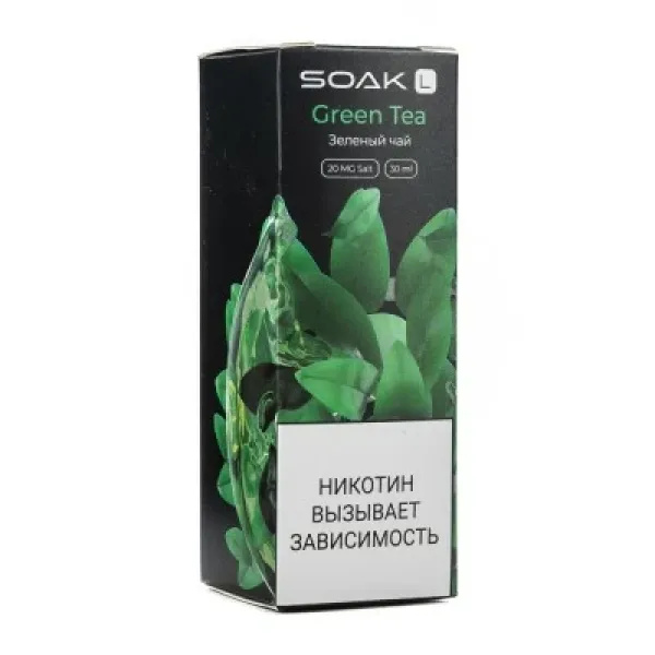 Жидкость SOAK L Green Tea 30 мл в Петропавловске-Камчатском