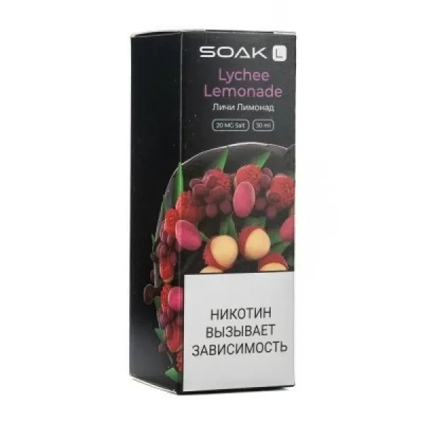 Жидкость SOAK L Lychee Lemonade 30 мл в Петропавловске-Камчатском