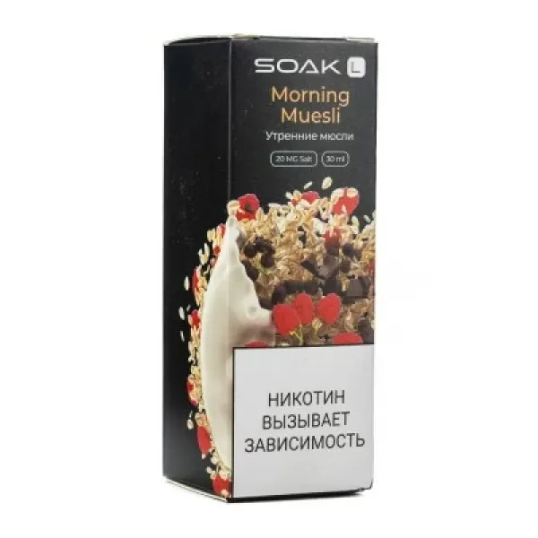 Жидкость SOAK L Morning Muesli 30 мл в Петропавловске-Камчатском