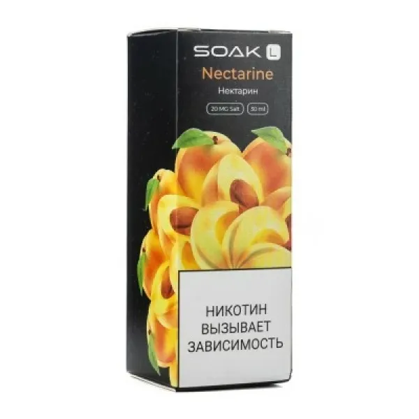 Жидкость SOAK L Nectarine 30 мл в Петропавловске-Камчатском