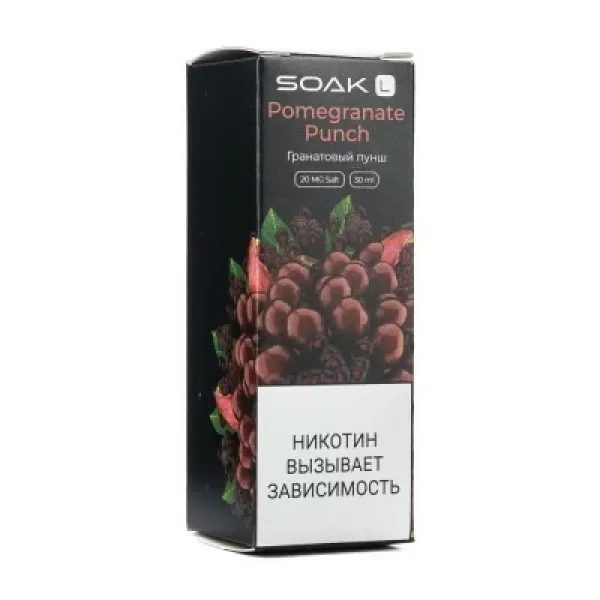 Жидкость SOAK L Pomegranate Punch 30 мл в Петропавловске-Камчатском