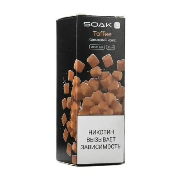 Жидкость SOAK L Toffee 30 мл в Петропавловске-Камчатском