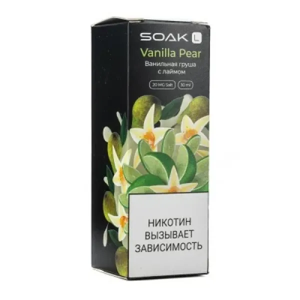 Жидкость SOAK L Vanilla Pear 30 мл в Петропавловске-Камчатском