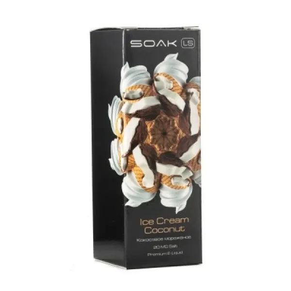 Жидкость SOAK LS Ice Cream Coconut 30 мл в Петропавловске-Камчатском