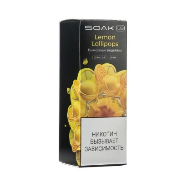 Жидкость SOAK LS Lemon Lollipops 30 мл в Петропавловске-Камчатском