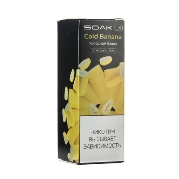 Жидкость SOAK LX Cold Banana 30 мл в Петропавловске-Камчатском