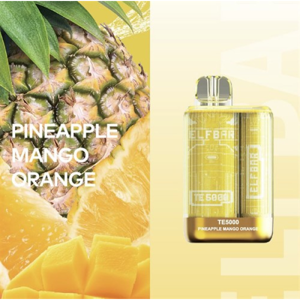 Elfbar TE5000 Pineapple Mango Orange, 5000 тяг в Петропавловске-Камчатском