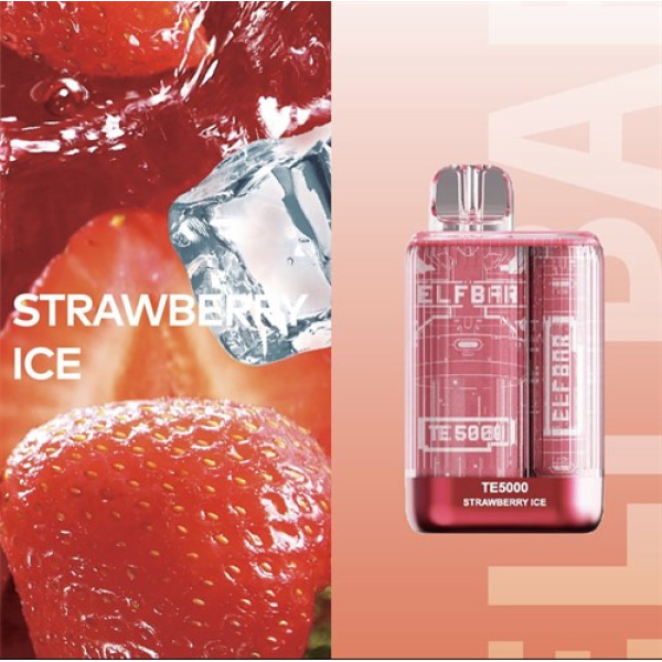 Elfbar TE5000 Strawberry Ice, 5000 тяг в Петропавловске-Камчатском