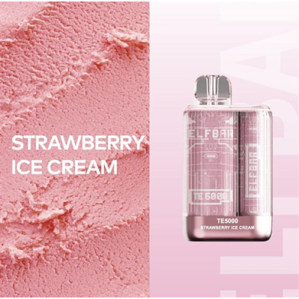 Elfbar TE5000 Strawberry Ice Cream, 5000 тяг в Петропавловске-Камчатском