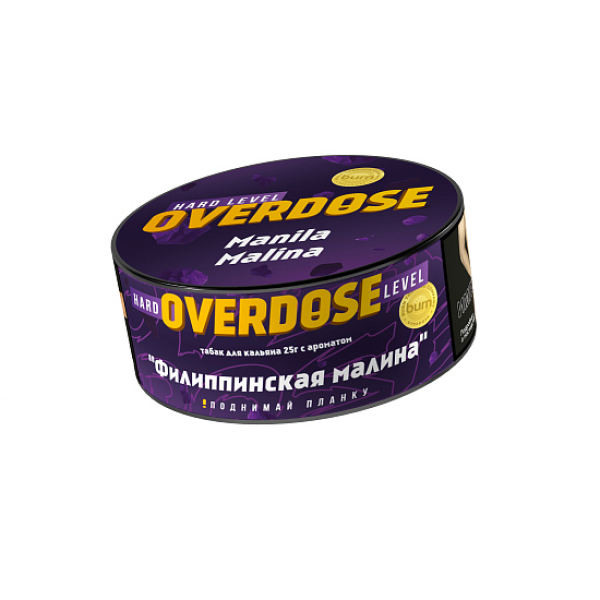 Табак Overdose Manila Malina (Филиппинская малина) 25 гр в Петропавловске-Камчатском