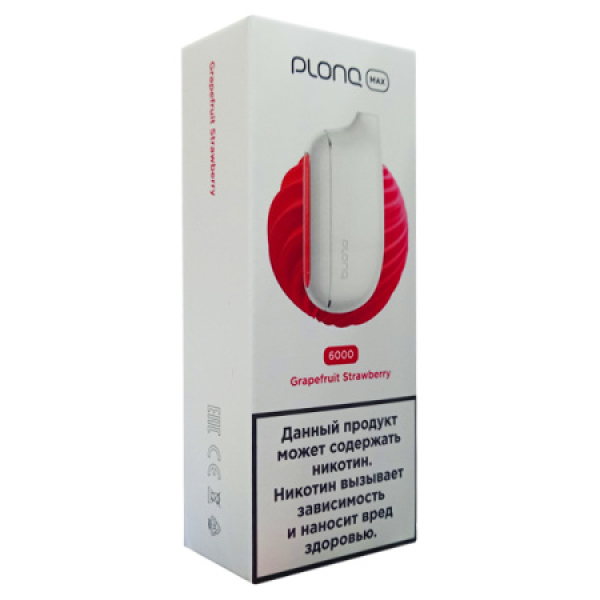 Plonq Max Grapefruit Strawberry 6000 тяг в Петропавловске-Камчатском