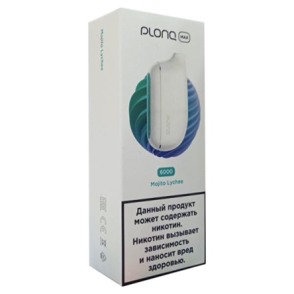 Plonq Max Mojito Lychee 6000 тяг в Петропавловске-Камчатском