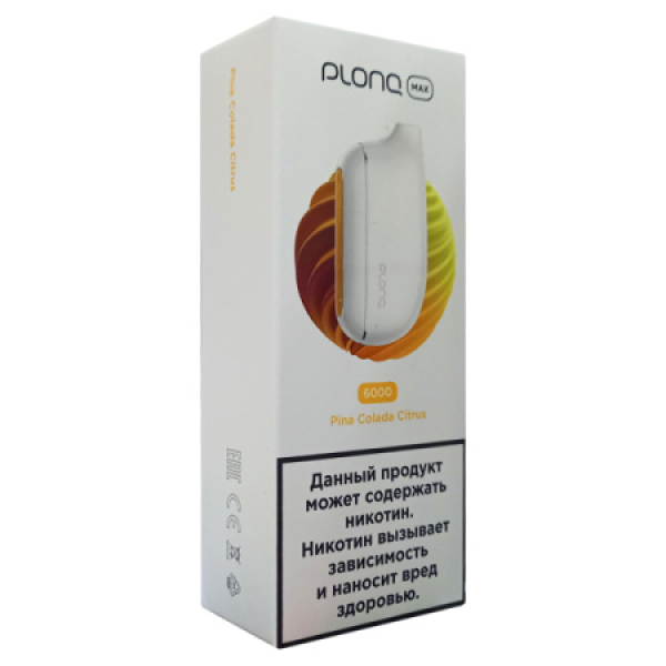 Plonq Max Pina Colada Citrus 6000 тяг в Петропавловске-Камчатском