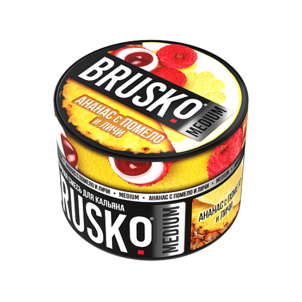 Смесь Brusko Ананас с помело и личи 50 гр в Петропавловске-Камчатском