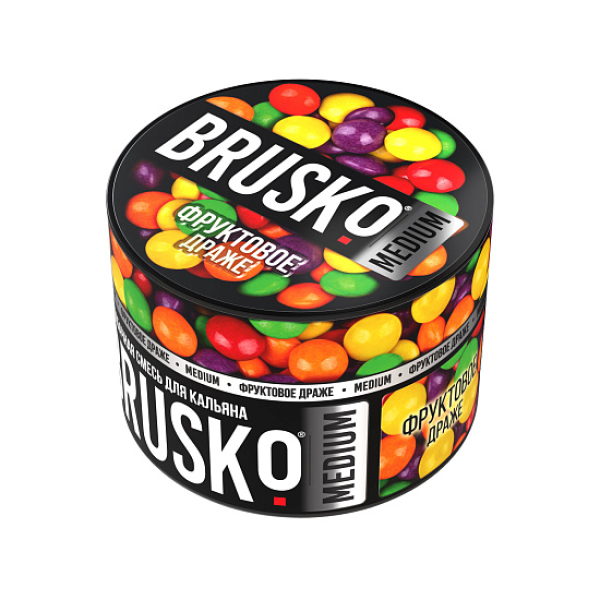 Смесь Brusko Фруктовое драже 50 гр в Петропавловске-Камчатском