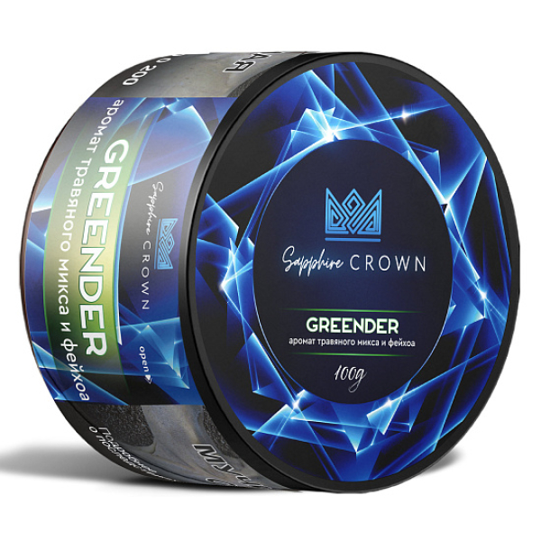 Табак SAPPHIRE CROWN GREENDER  100 грамм в Петропавловске-Камчатском