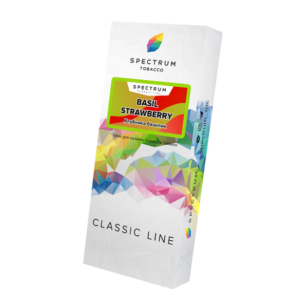 Табак SPECTRUM BASIL STRAWBERRY  100 грамм в Петропавловске-Камчатском