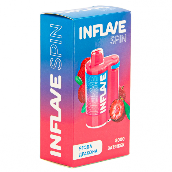 INFLAVE SPIN Ягода Дракона (8000 затяжек) в Петропавловске-Камчатском