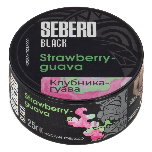 Табак Sebero Black Strawberry Guava  25 грамм в Петропавловске-Камчатском