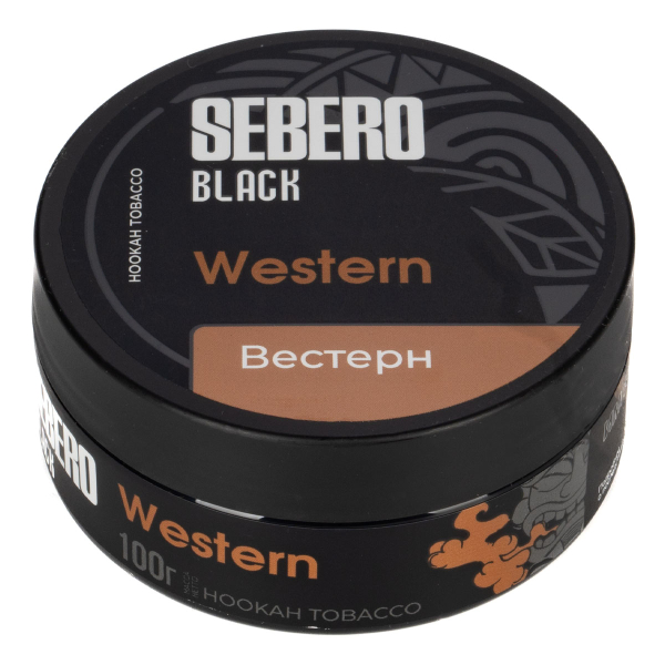 Табак Sebero Black Western  100 грамм в Петропавловске-Камчатском
