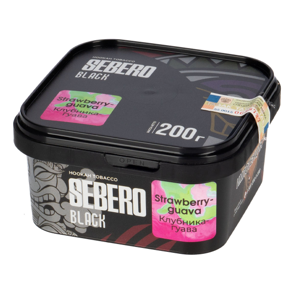 Табак Sebero Black Strawberry Guava  200 грамм в Петропавловске-Камчатском