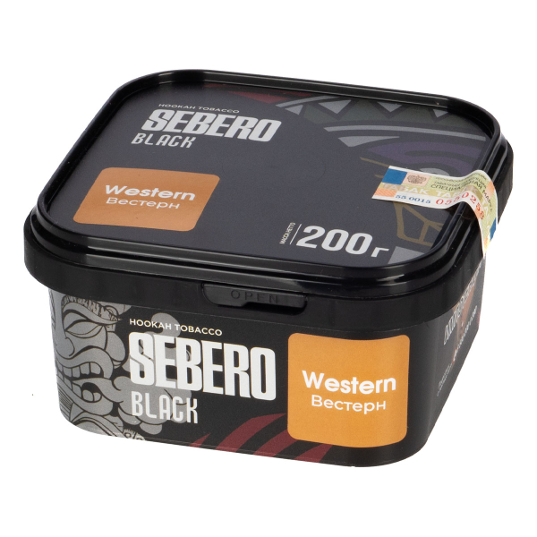 Табак Sebero Black Western  200 грамм в Петропавловске-Камчатском