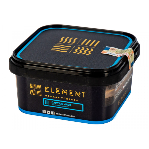 Табак Element ВОДА Captain Jack   200 грамм в Петропавловске-Камчатском