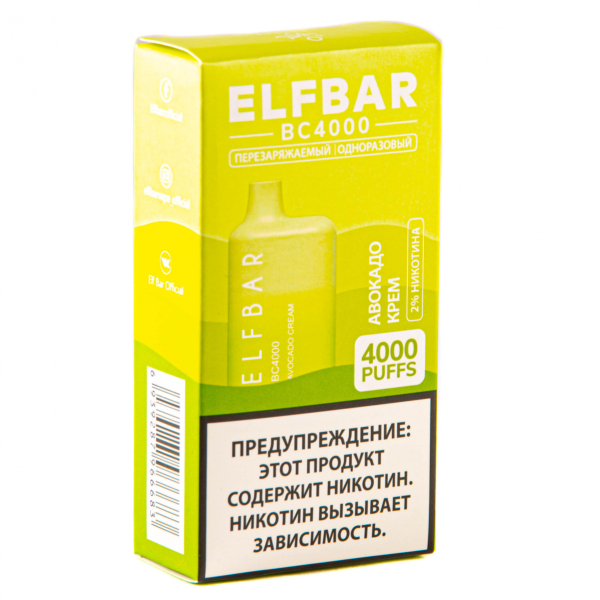 ELF BAR Avocado Cream (4000 затяжек) 20 мг в Петропавловске-Камчатском