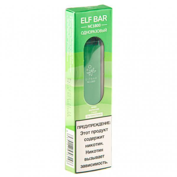 ELF BAR NC Kiwi Passionfruit Guava (1800 затяжек) 20 мг в Петропавловске-Камчатском