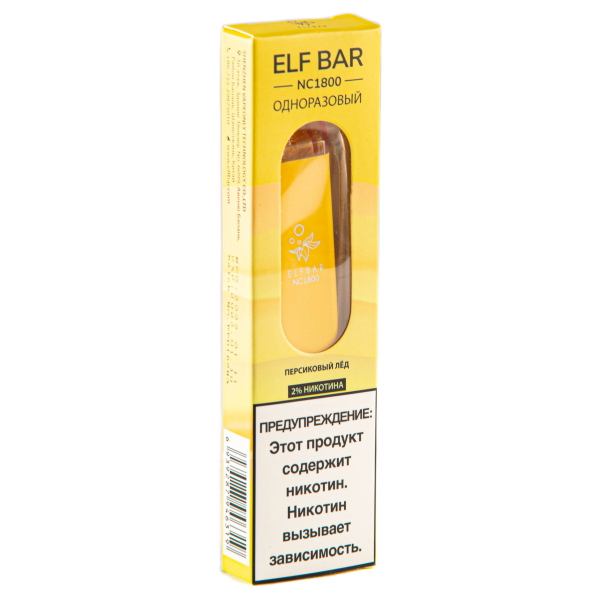 ELF BAR NC Peach Ice (1800 затяжек) 20 мг в Петропавловске-Камчатском