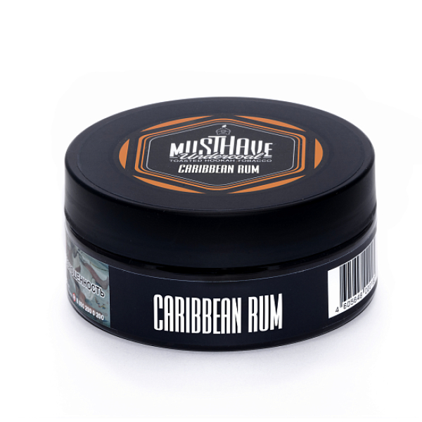 Табак MUST HAVE CARIBBEAN RUM  125 грамм в Петропавловске-Камчатском