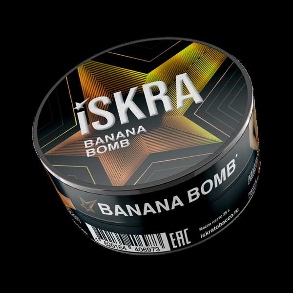 Табак ISKRA Вanana Bomb  25 грамм в Петропавловске-Камчатском