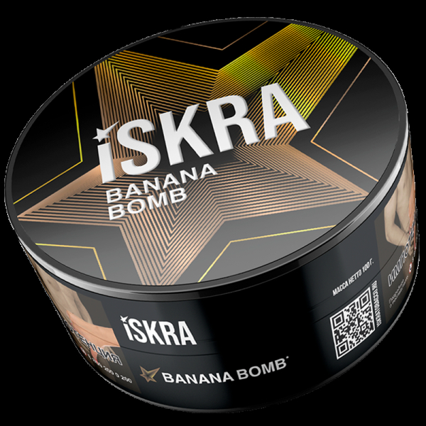 Табак ISKRA Вanana Bomb  100 грамм в Петропавловске-Камчатском
